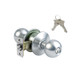 Grade 3 Store Room Lock Ball Knob Silver - GR3SR Grade 3 Store Room Lock Ball Knob Silver - GR3SR